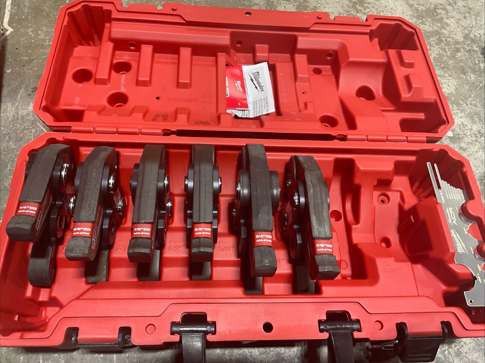 Milwaukee 49-16-2661M 1/4”-7/8” Streamline ACR Press Jaw Kit - 6 Piece