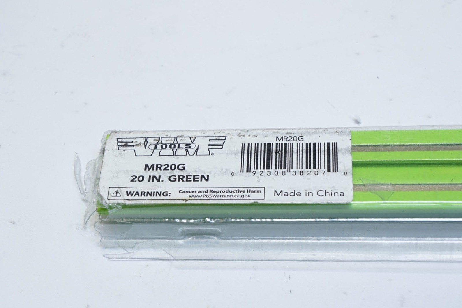 New VIM Tools 20" Green Magrail Single Slot Magnetic Panel w/o Studs Organizer