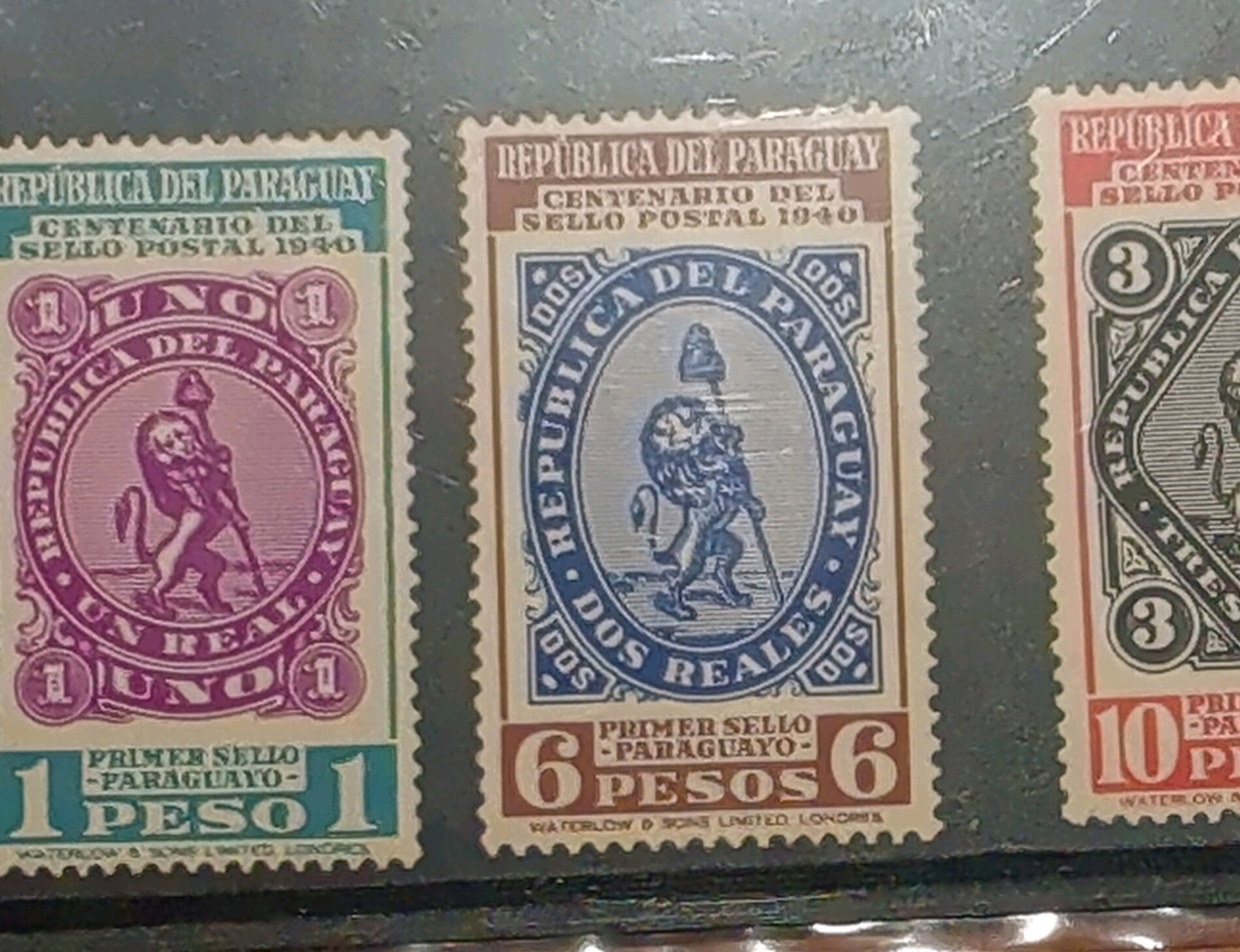 Paraguay 378-81 stamps on stamps 1940 set of four "Stamp Centenary"