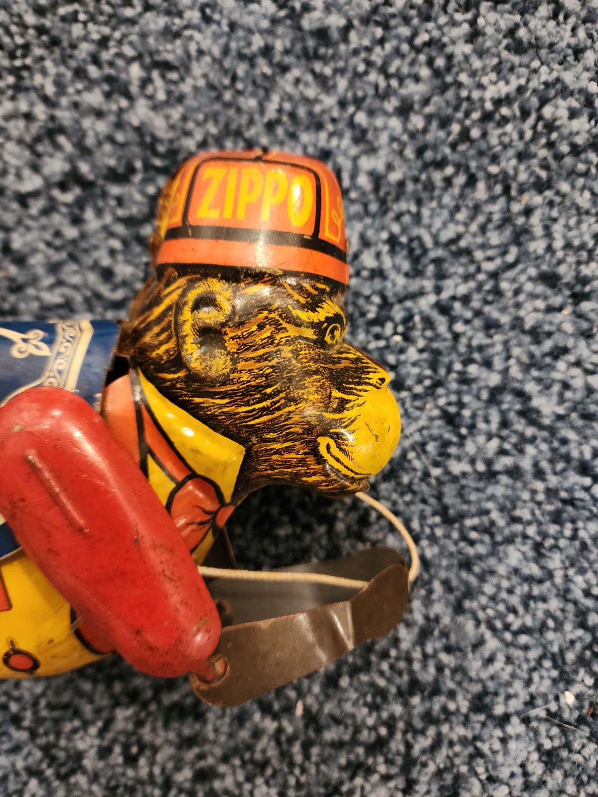 MARX ZIPPO THE CLIMBING MONKEY TIN TOY