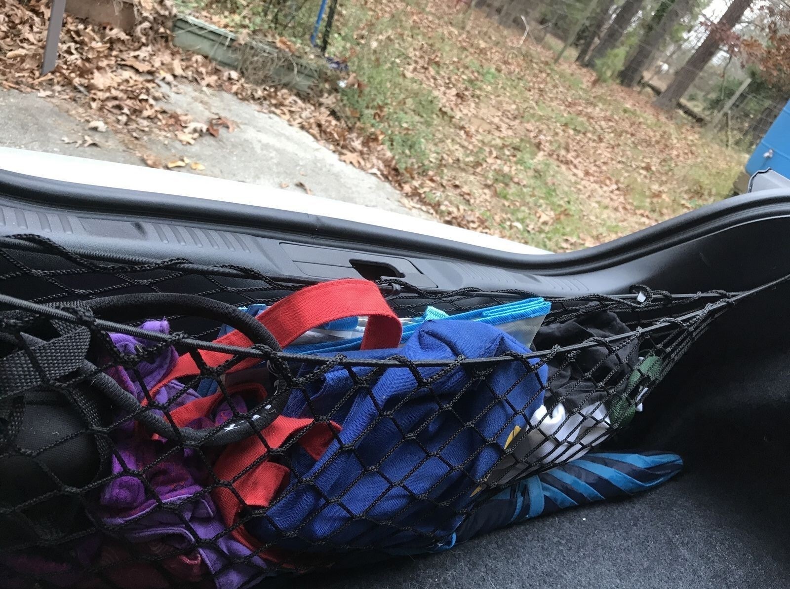 Rear Trunk Envelope Style Cargo Net for FORD MUSTANG 2015-2023 Brand New