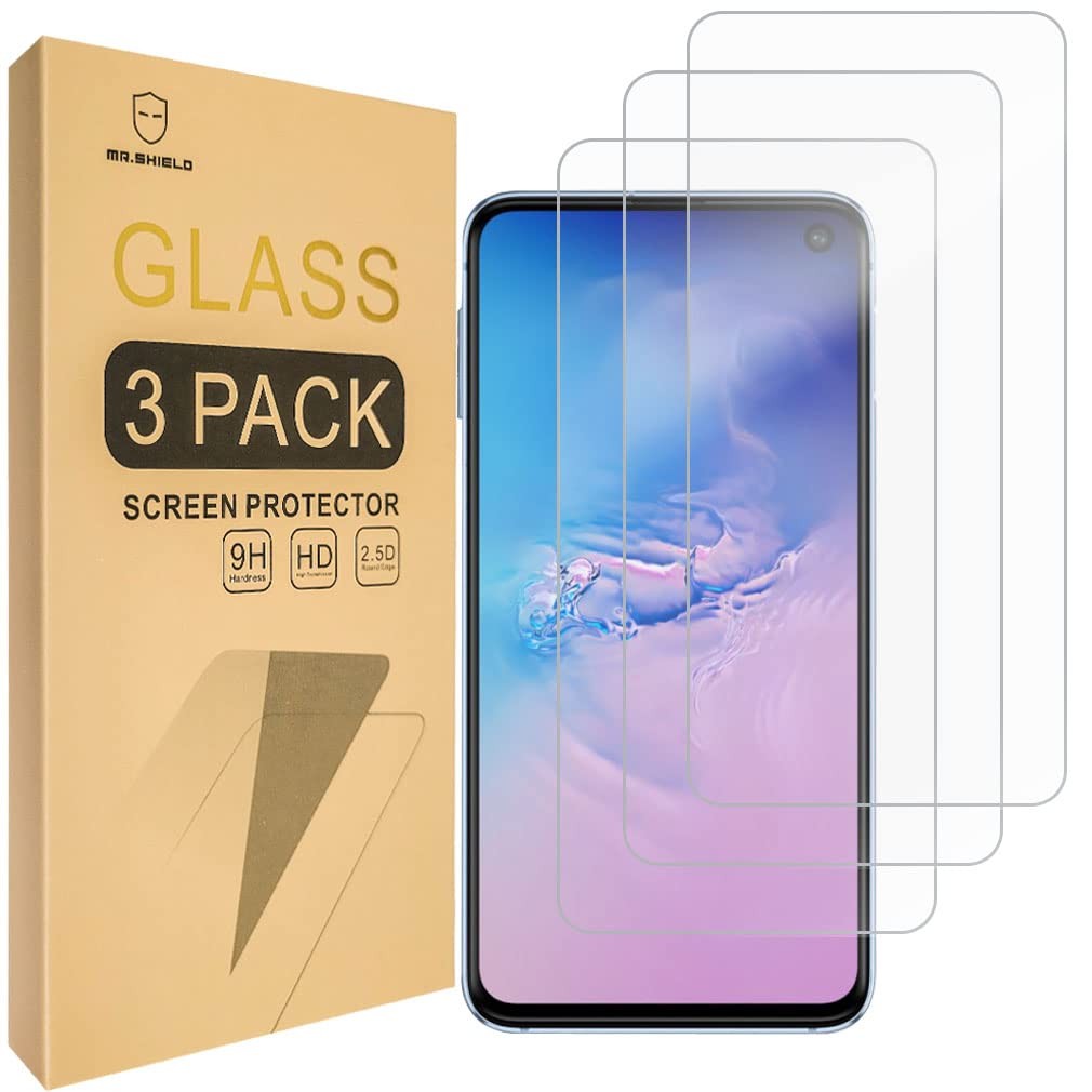 Mr.Shield 3-Pack Tempered Glass Screen Protector for Samsung Galaxy S10e