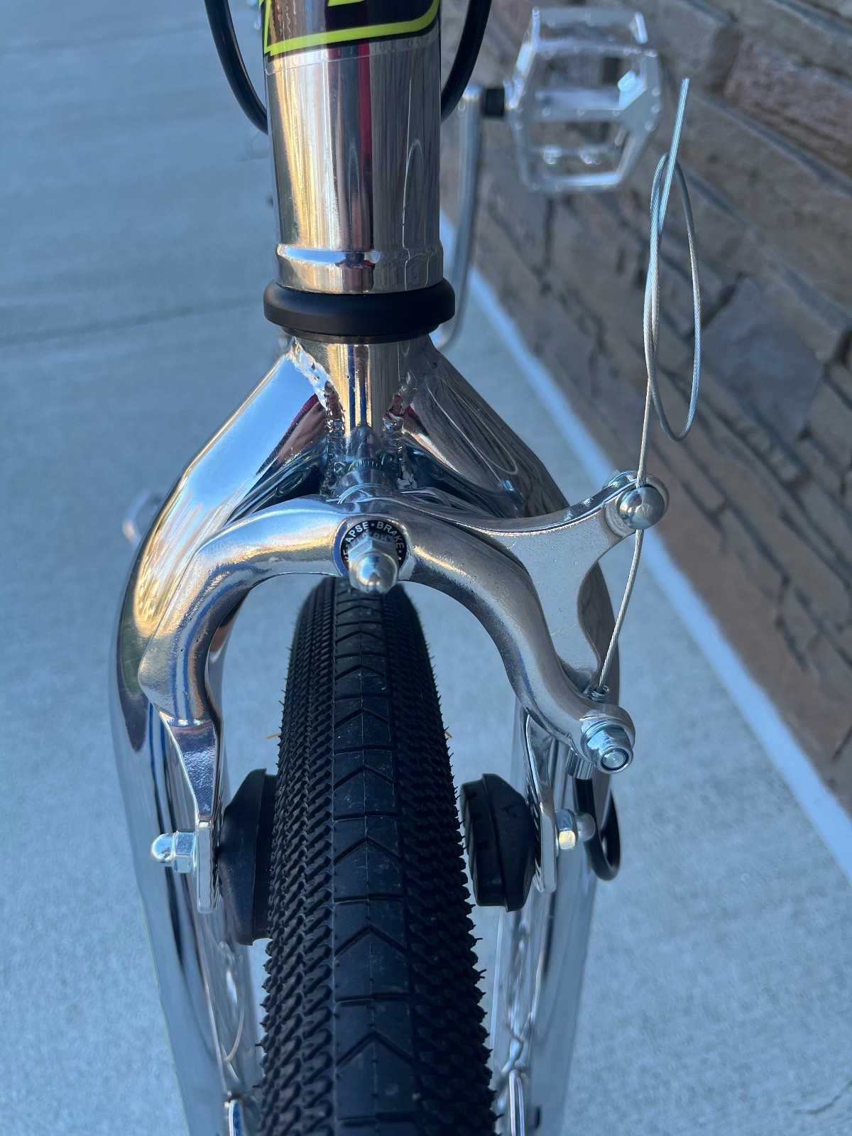 Dyno Air Bmx Bike Old School Bike Gt performer Compe Air Frame Forks Chrome