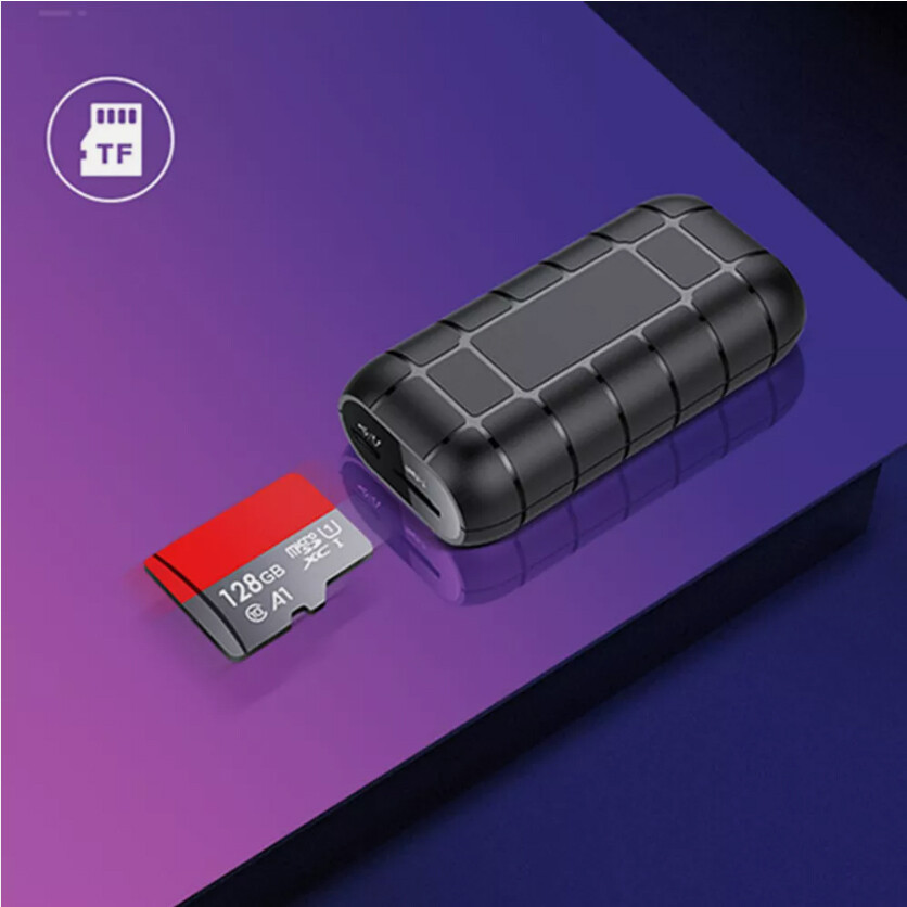 500Hrs Mini Spy Voice Activated Recorder Digital Audio Magnetic 64GB MP3 Player