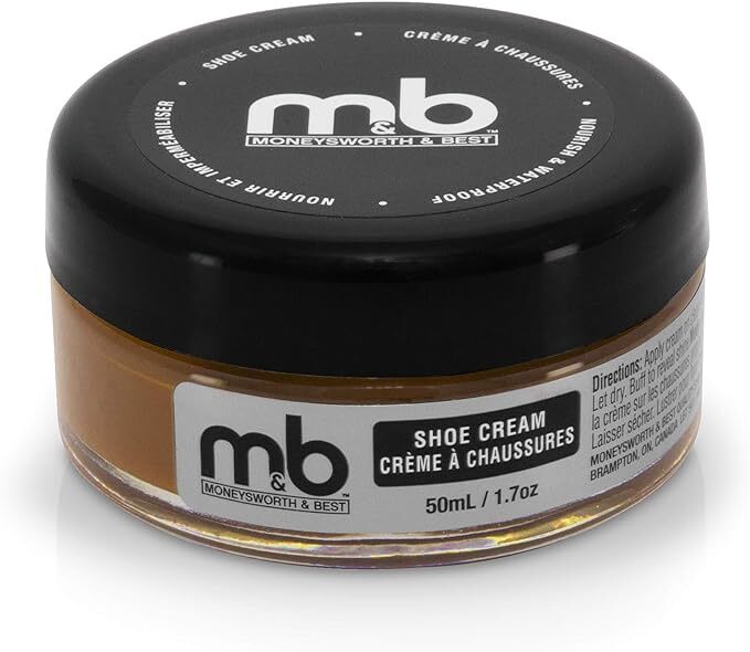 Moneysworth Best Boot & Shoe Cream Polish - 1.7 oz 50 ml (All Colors )