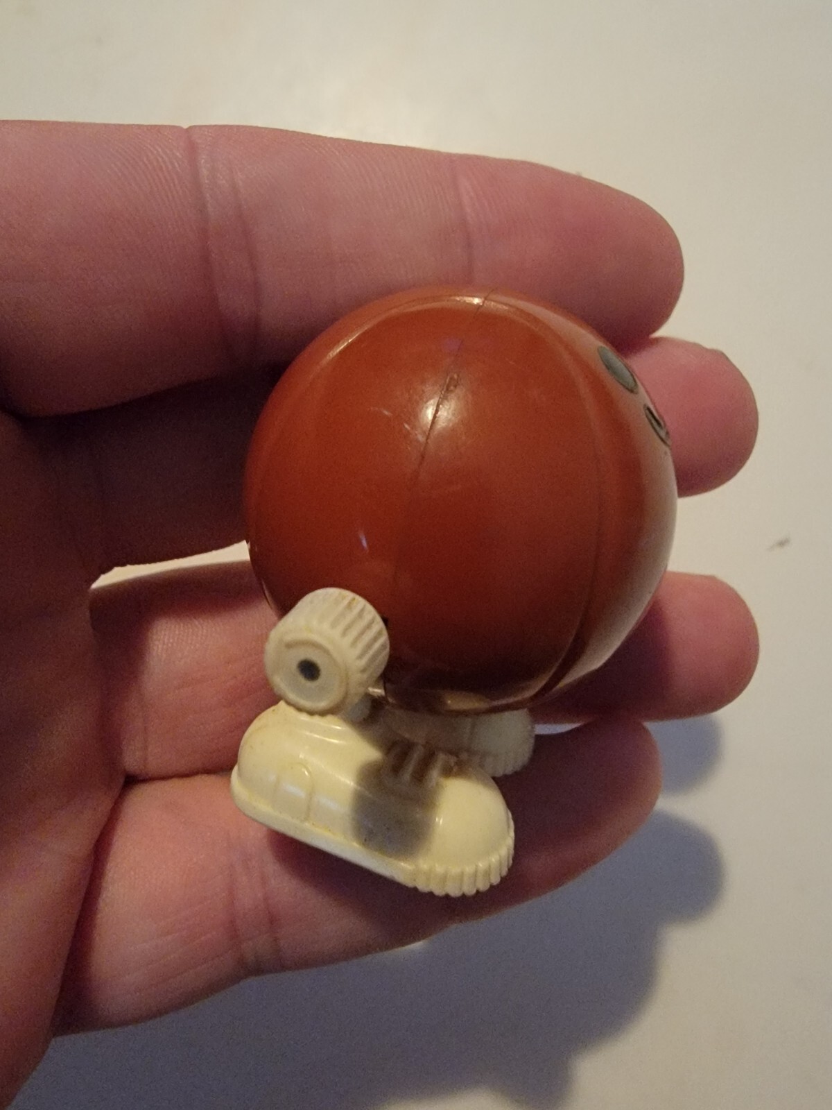 Tomy HOP-A-LONG HOOPSTER Wind-Up Basketball Vintage 1981 Vtg 1980s Toy Ball