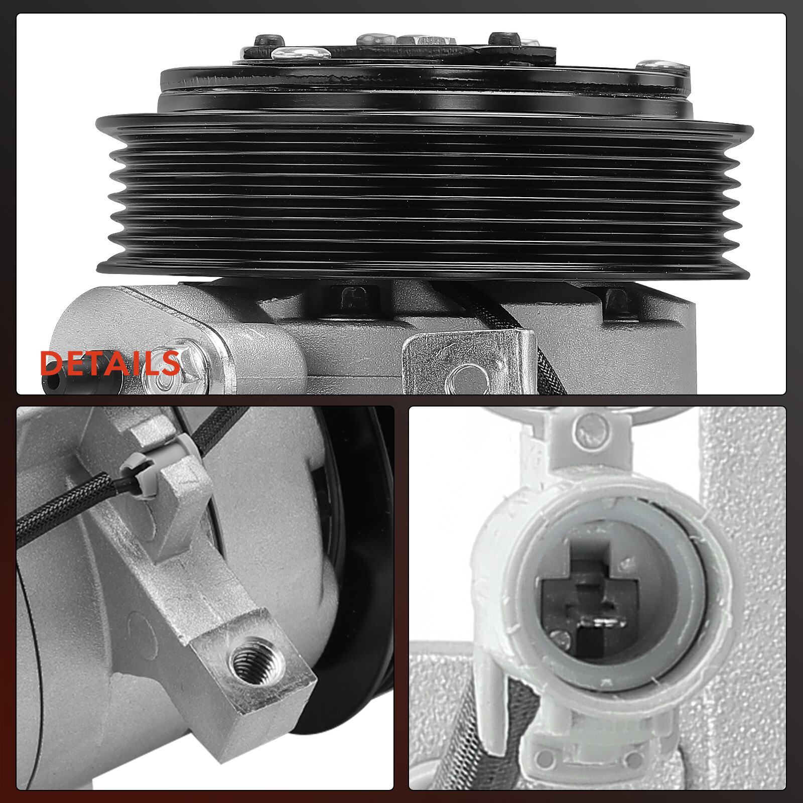 AC A/C Compressor with Clutch for Subaru Impreza Forester Crosstrek XV Crosstrek