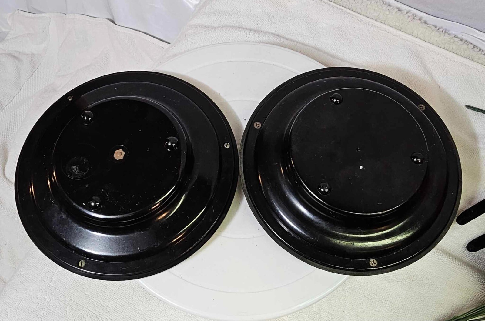 2 Vtg Gambling Casino Game Toy Roulette Wheel Family Night