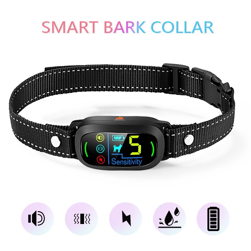 Smart Automatic Anti bark Dog Collar Intelligent Waterproof Barking Terminator