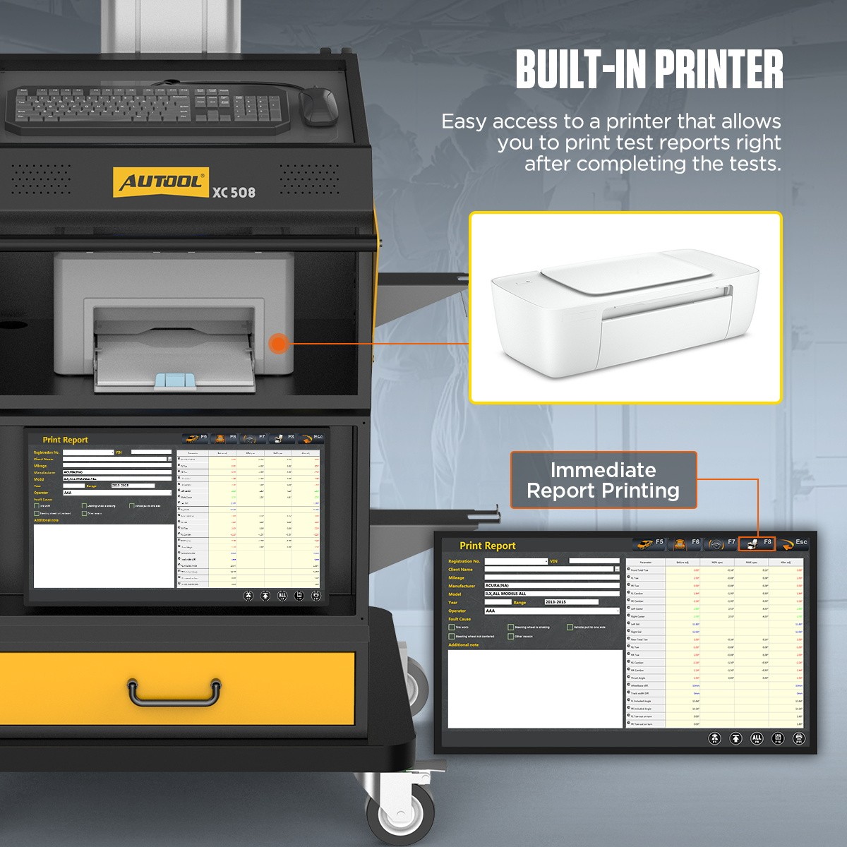 AUTOOL 3D Wheel Alignment Machine Wheel Aligner Tire Alignment Fully Automatic