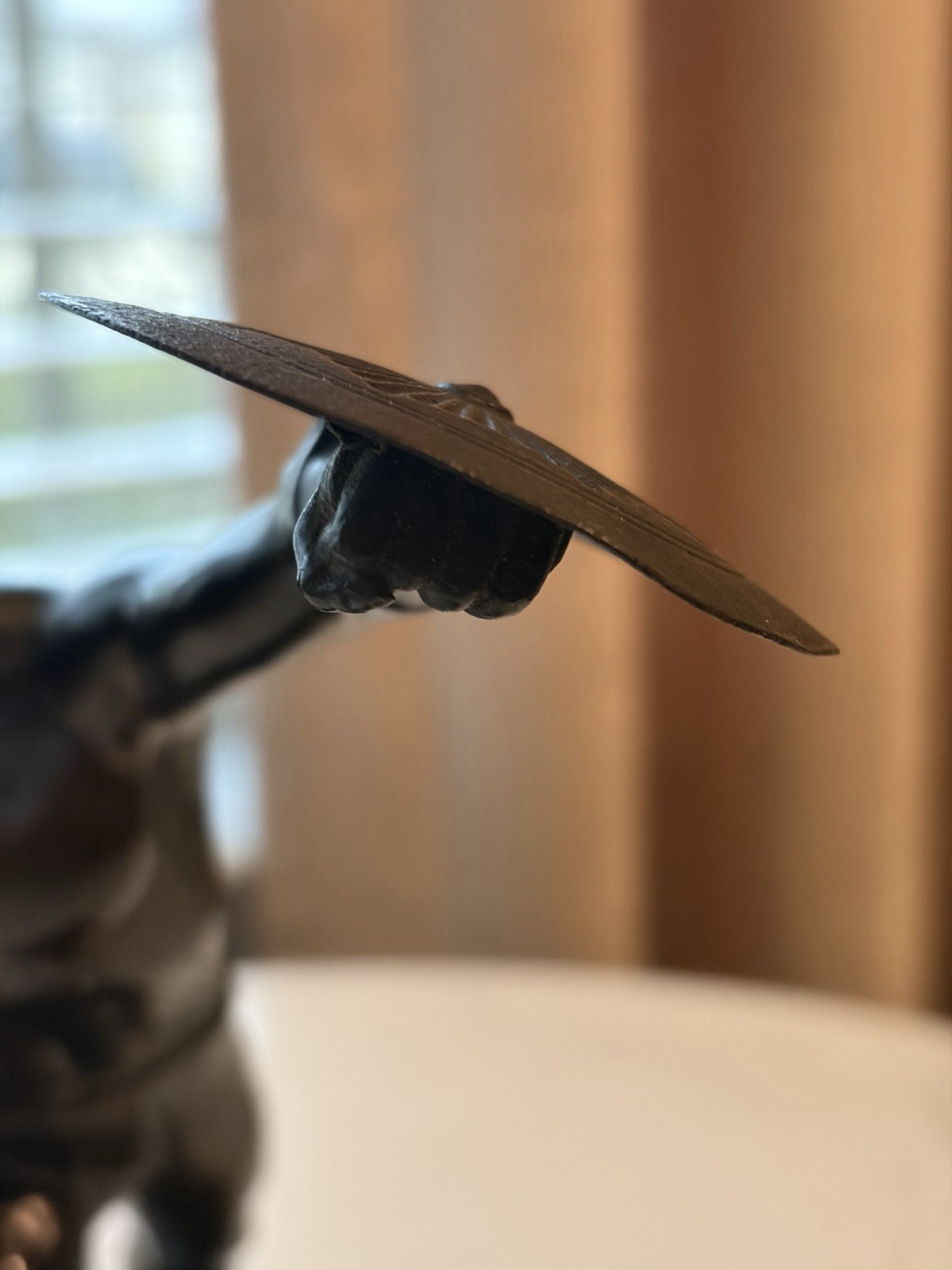 Antique Art Deco Male Athlete Statue | Bronze-Finish Spelter | c. 1930s