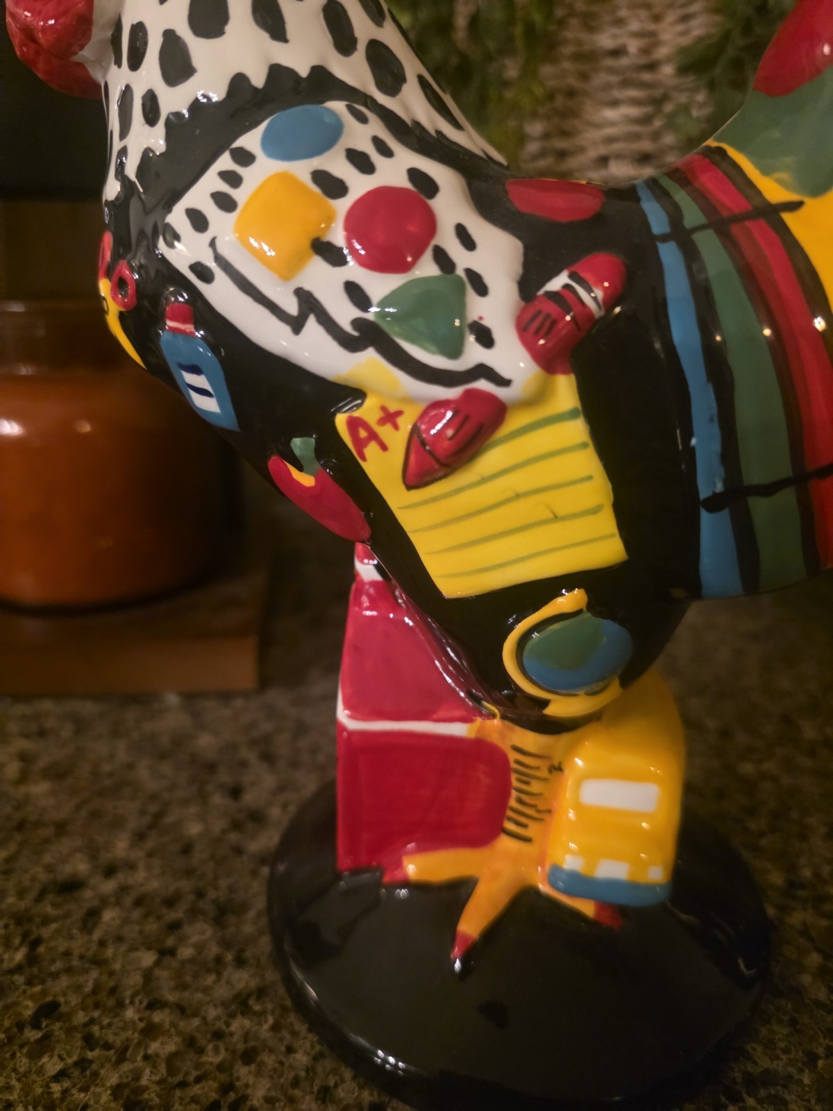 Poultry In Motion HTF Eggceptional #16771 SHARON NEUHAUS Teacher Theme Rooster