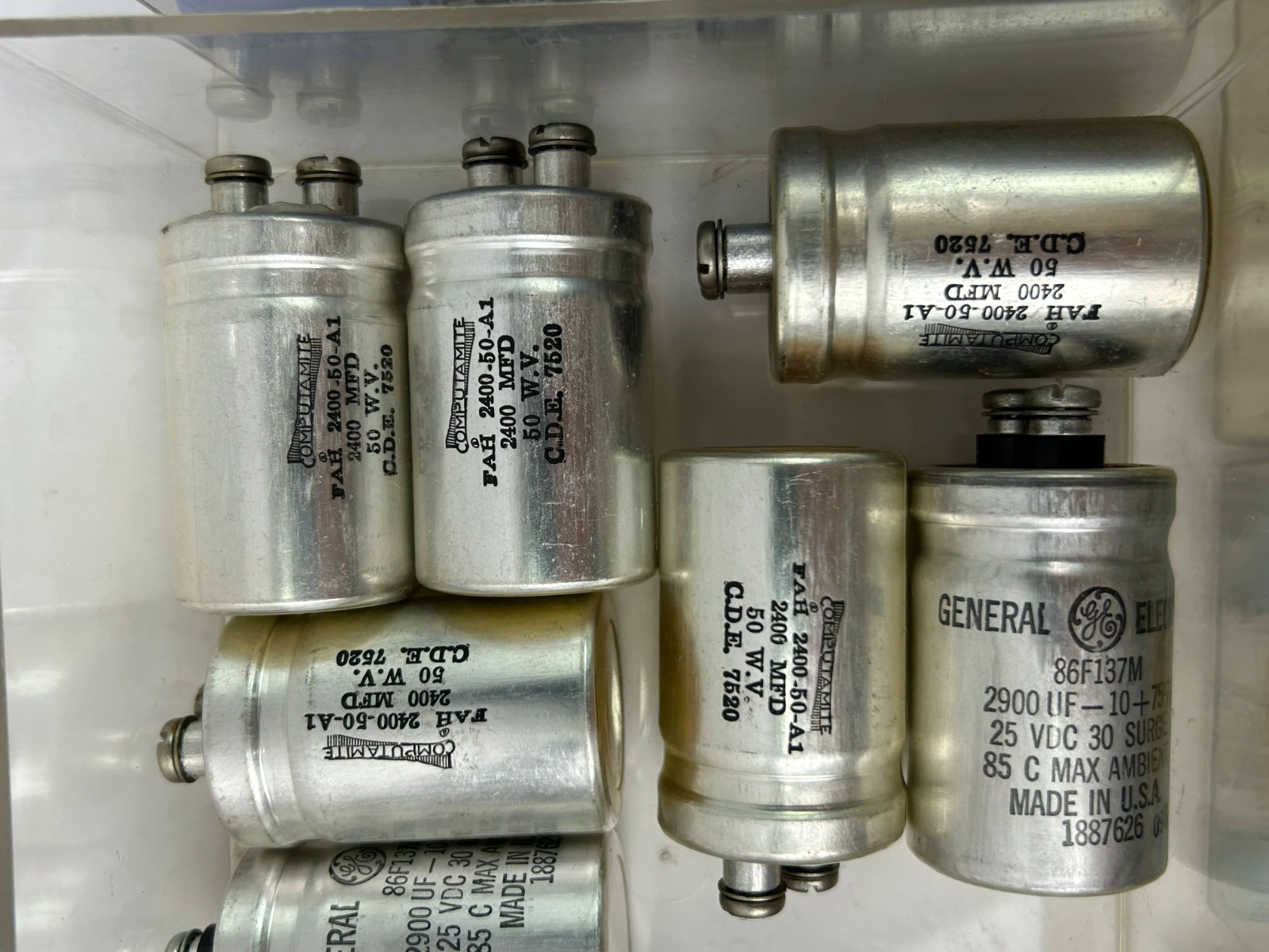 Capacitors Mixed Lot Vintage Radio Repair Parts Sorted Appear Unused NOS