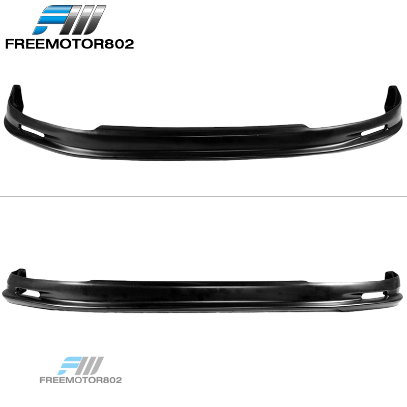 Fits 99-00 Honda Civic EK EK9 Mugen 2/3/4DR Black Front Bumper Lip Splitter - PP