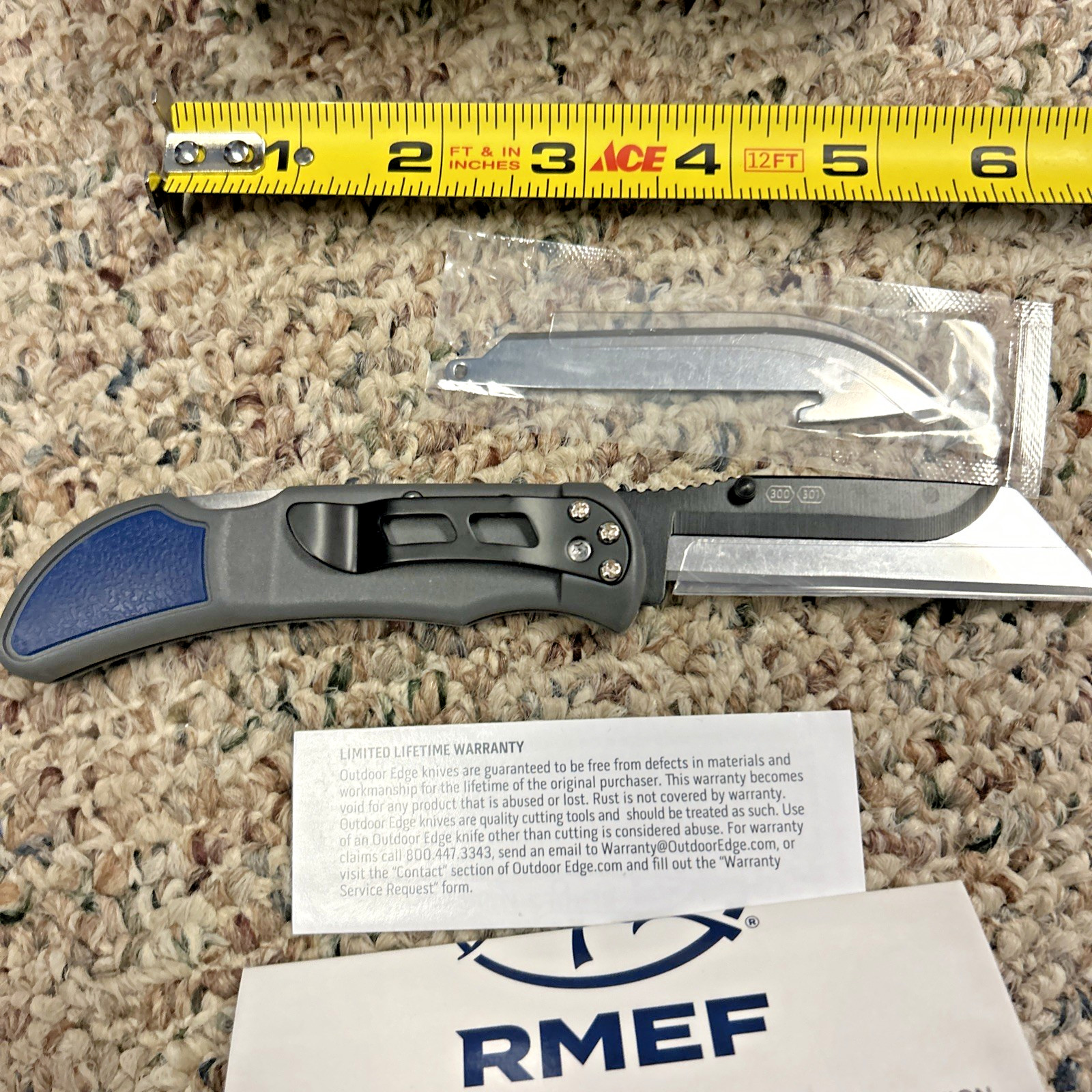 RMEF Outdoor Edge Knife Set 2 Blades Brand New In The Box