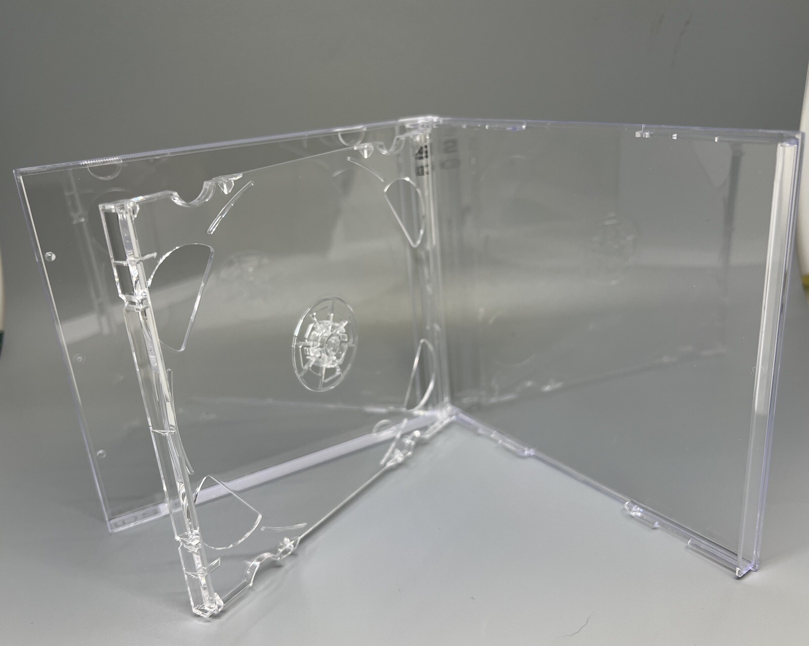 SALE! 3 PCS New Rare 10.4MM Double (2) CD Jewel Case, Clear Tray, PSC36-2CDPRINT