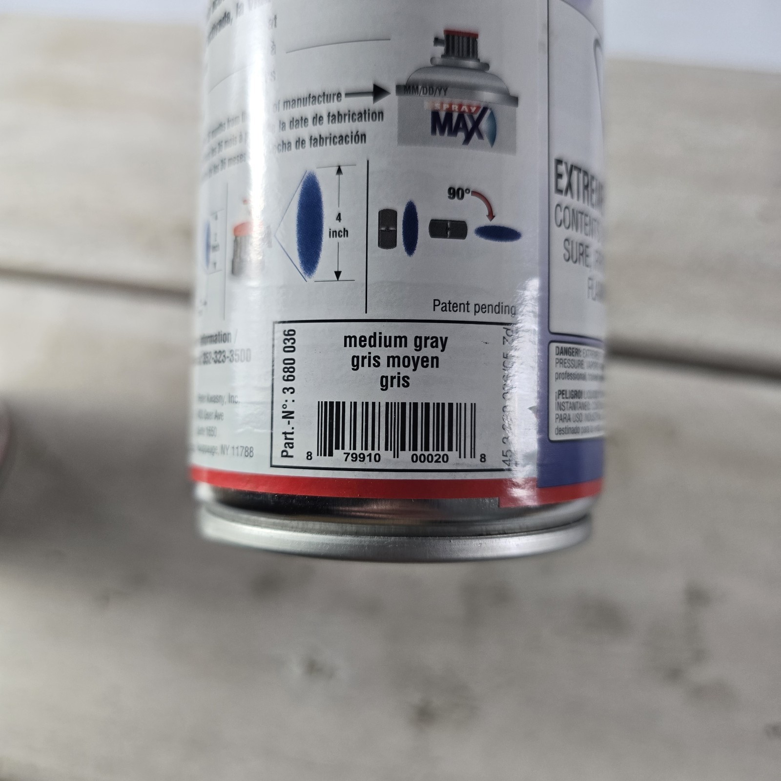 2K Spray Max Urethane Acrylic Filler Primer Paint Gray 3680036 2 Pack New Sealed