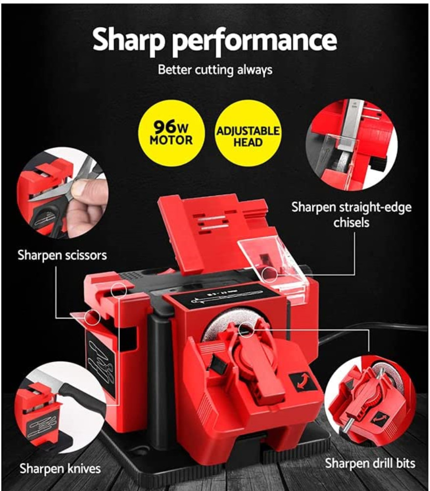 Universal Sharpening Station, Multifunctional Sharpener for Drill Knife Chisel