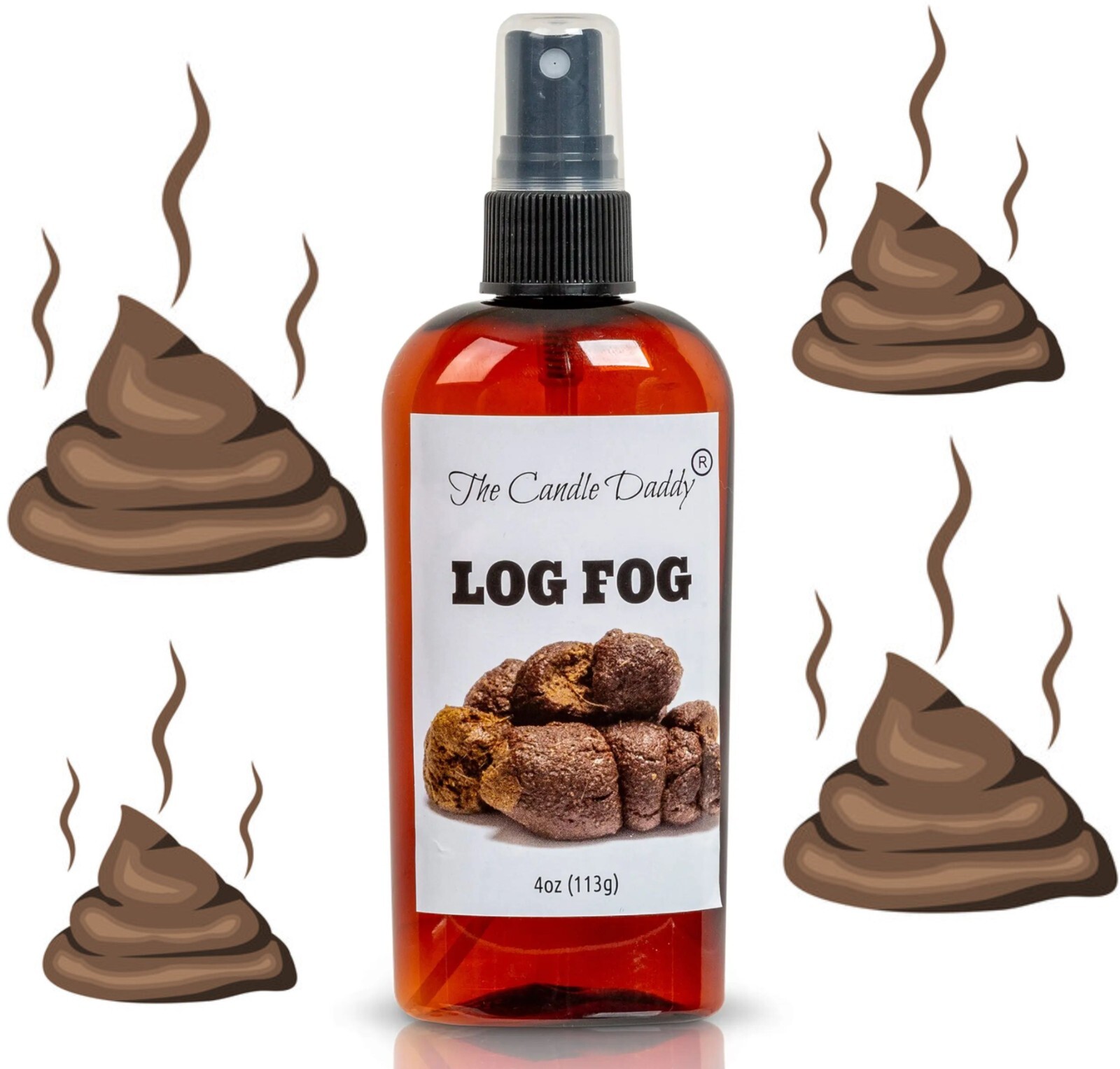 HUGE 4oz LIQUID LOG FOG - Stink Ass Crap Poop Turd Fart Spray GaG Prank Joke