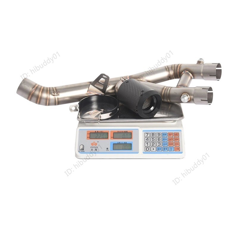 YZF R1 2015-2026 for Yamaha R1M Exhaust System Mid Link Pipe Black Muffler Tips