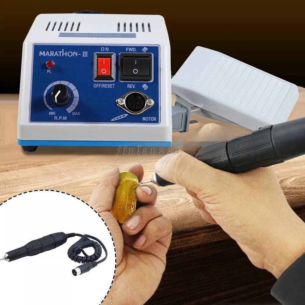 Dental Lab Marathon Electric Micromotor Polishing Unit + 35K rpm Motor Handpiece