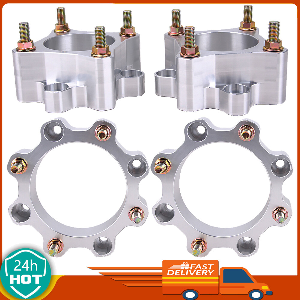 For Yamaha Raptor 700 660 1.5" 2" (3" 4") Complete Wheel Spacers Front Rear Pair