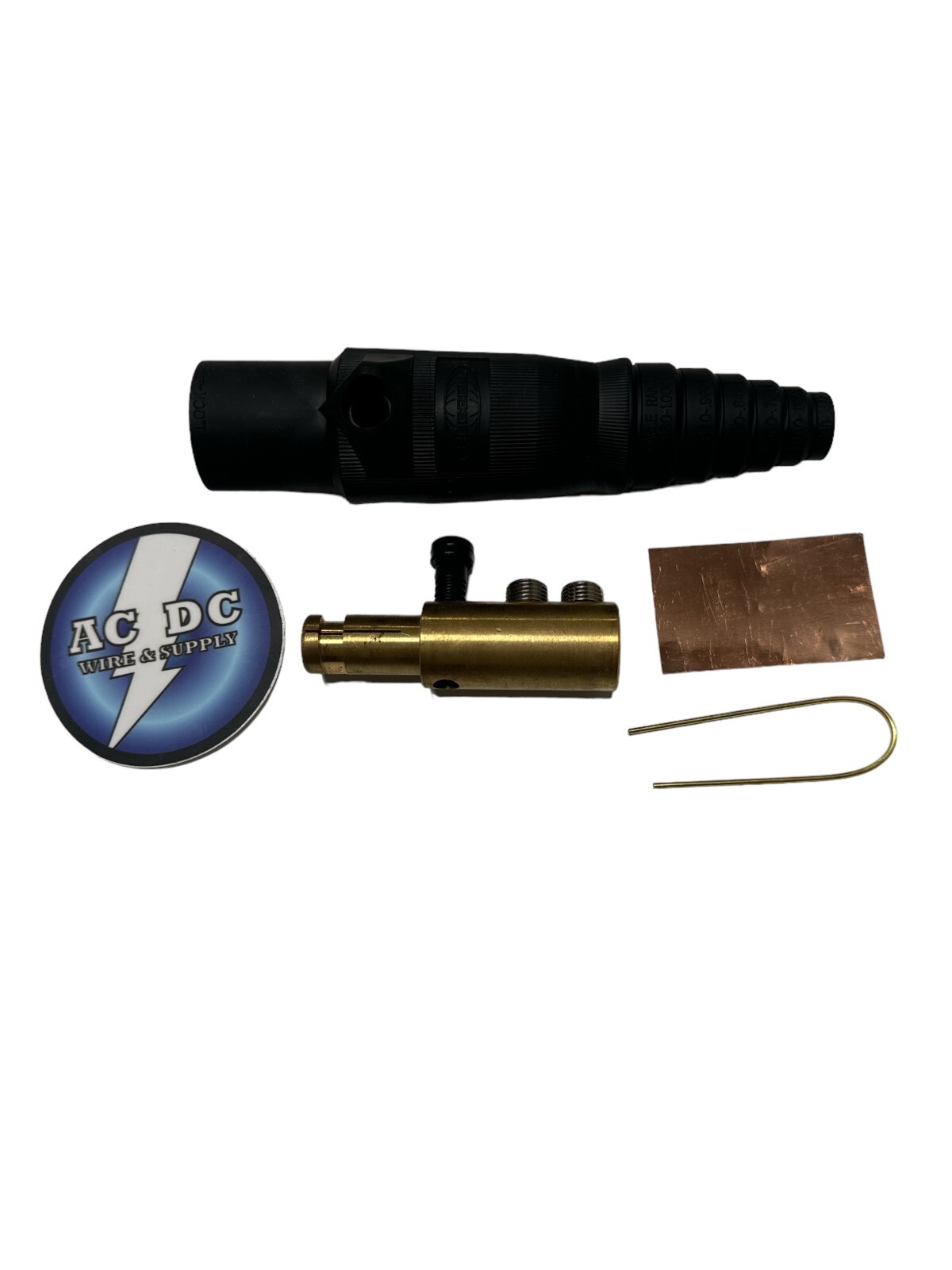 Hubbell HBL300 Cam-Lock Wire Set 6G - 2/0 Male Camlok Connector kit series 16