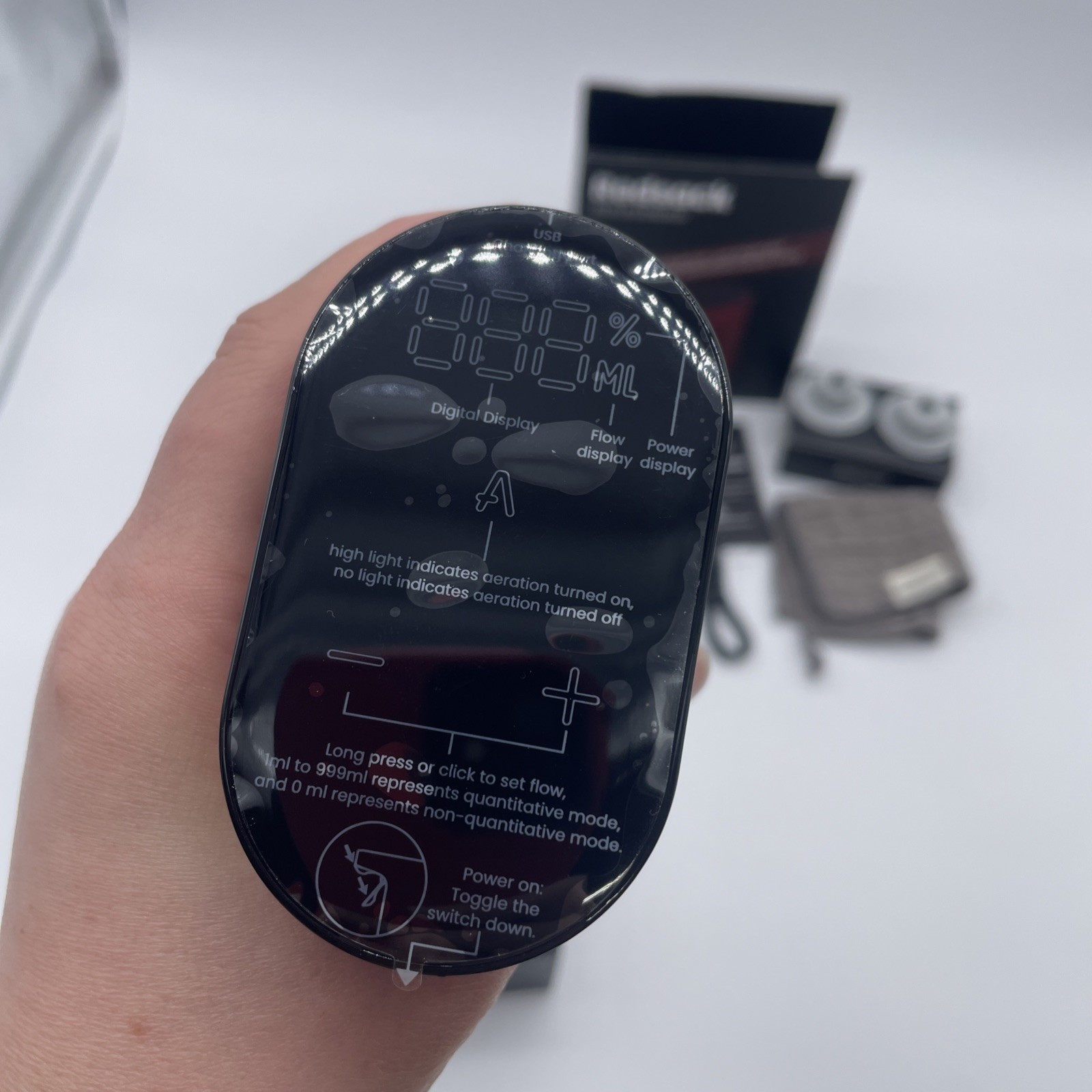 Redsack Smart Wine Dispenser Model 007 Electronic USB Rechargeable