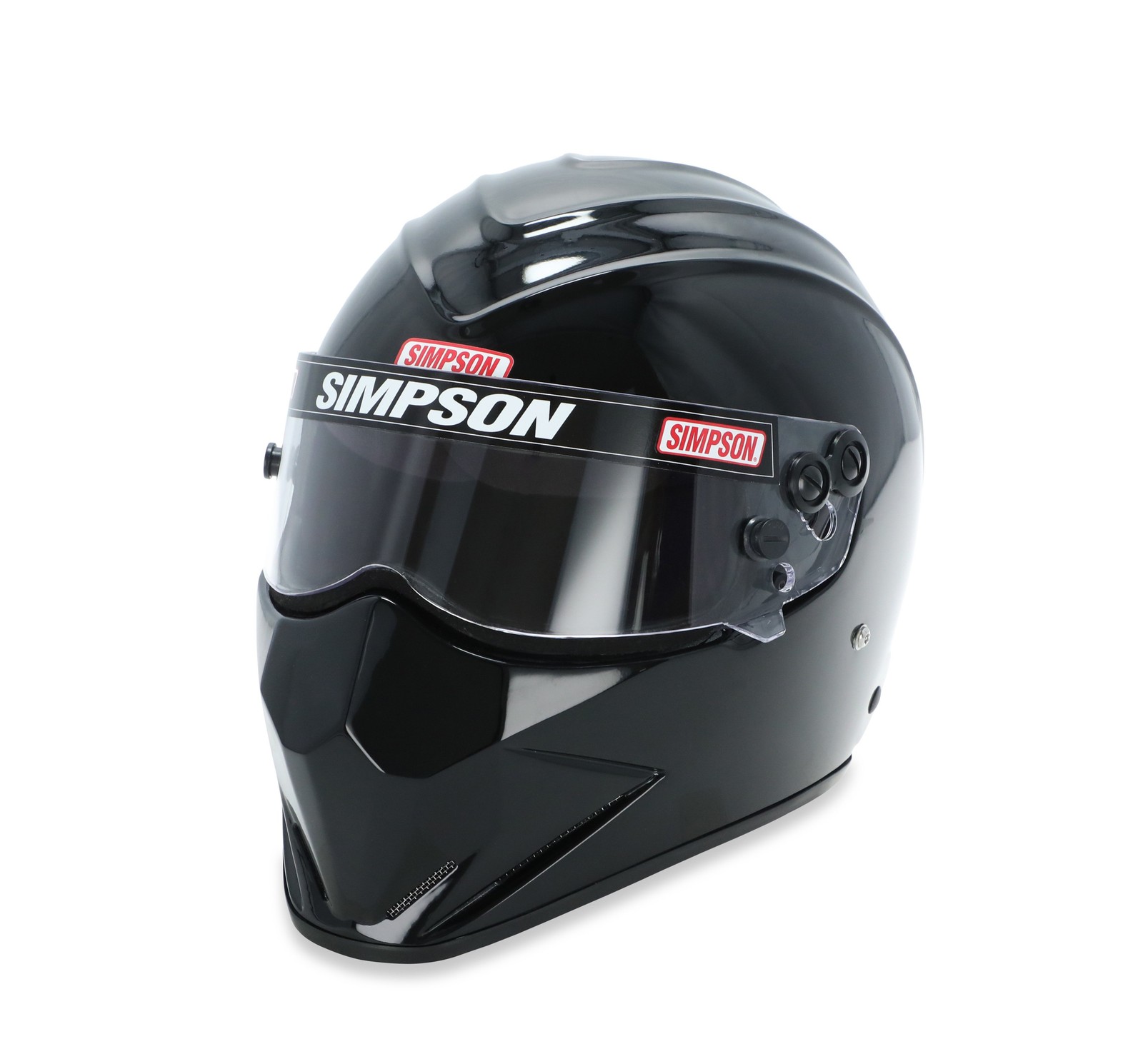 Simpson Racing 7297582 SA2020 Diamondback Racing Helmet 7-5/8 Black