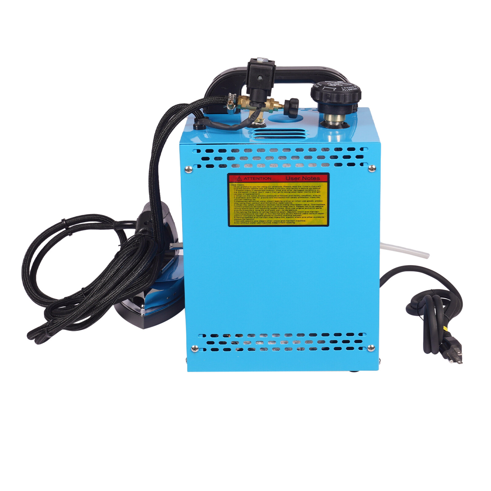 Electric Steam Iron with Boiler for Dry Cleaner Curtain Blue 110V Commercial