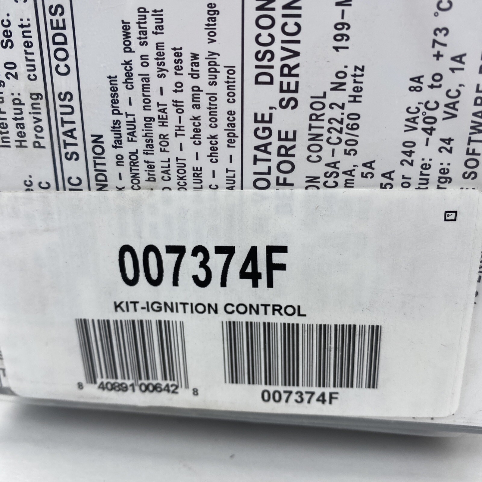 Raypak 007374F - Hsi Module Kit-Ignition Control Brand NIB