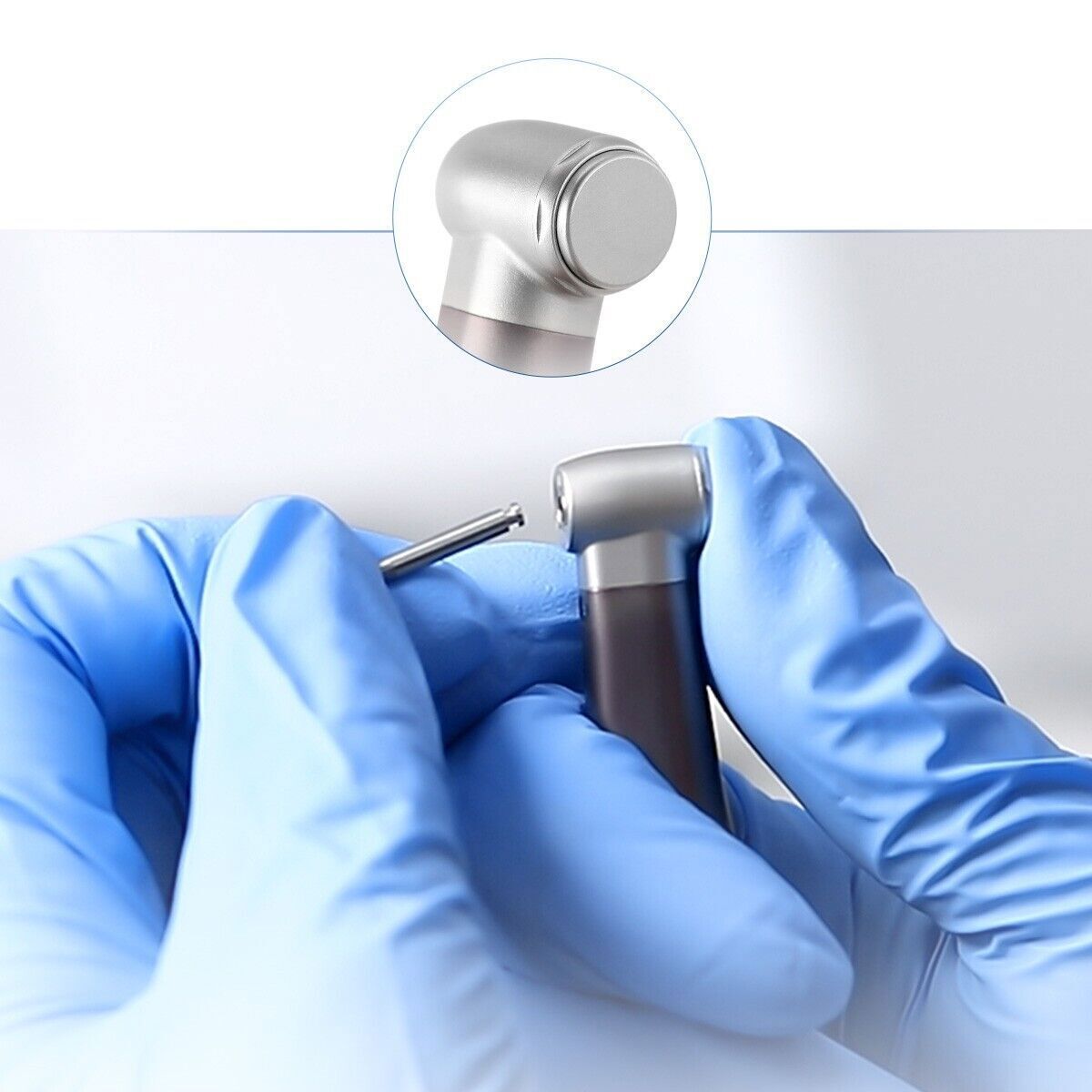 Pieza De Mano Dental Baja Velocidad 1:1 Led odontología Contra Angulo Tipo