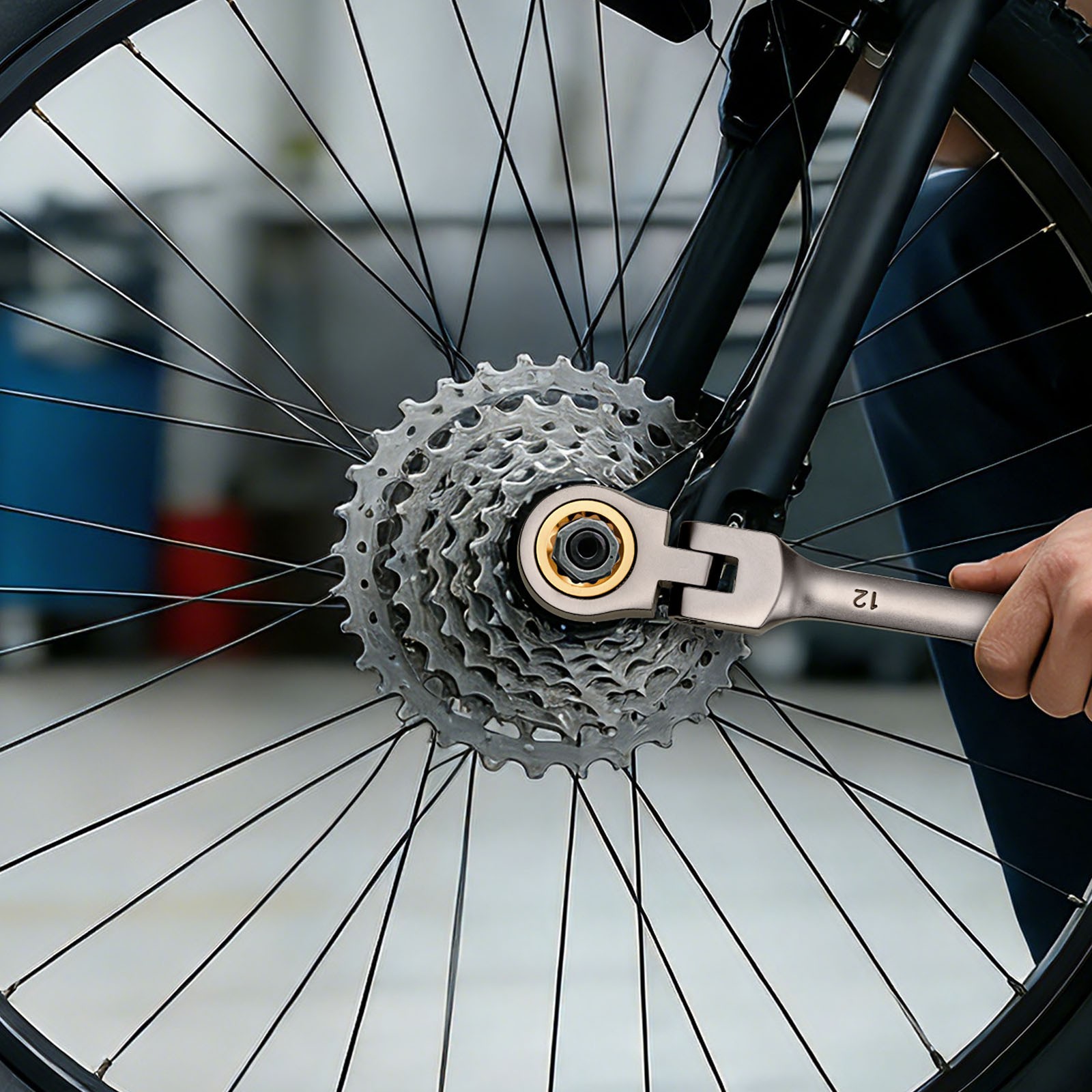 VEVOR Flex-Head Ratcheting Wrench Set Combination Wrench Set 24-Piece 72 Teeth