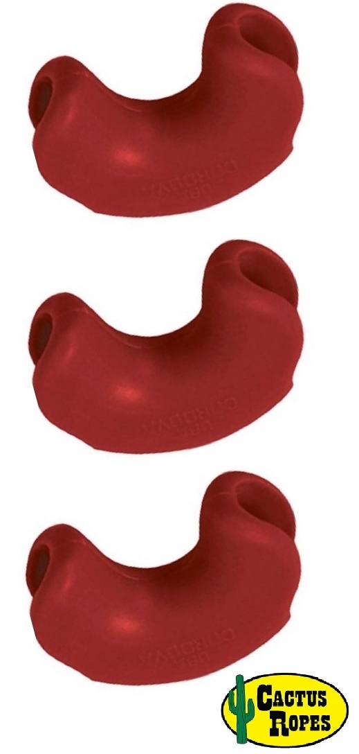 Lariat Rope Speed Burners 3 Piece Lot Red Cactus Ropes New Free Ship