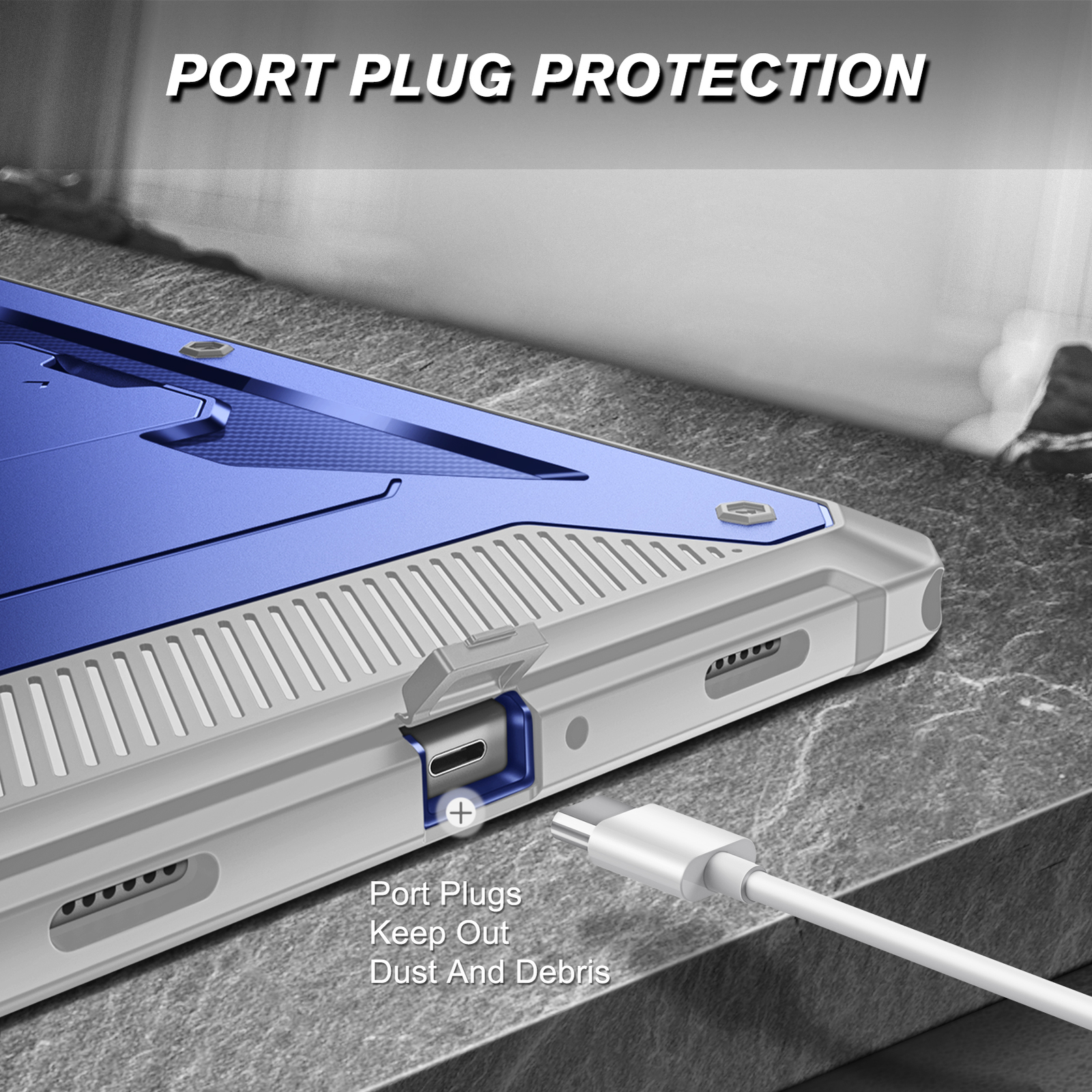 Shockproof Case for Samsung Galaxy Tab A9 Plus 11 Inch 2023 Rugged Cover Stand