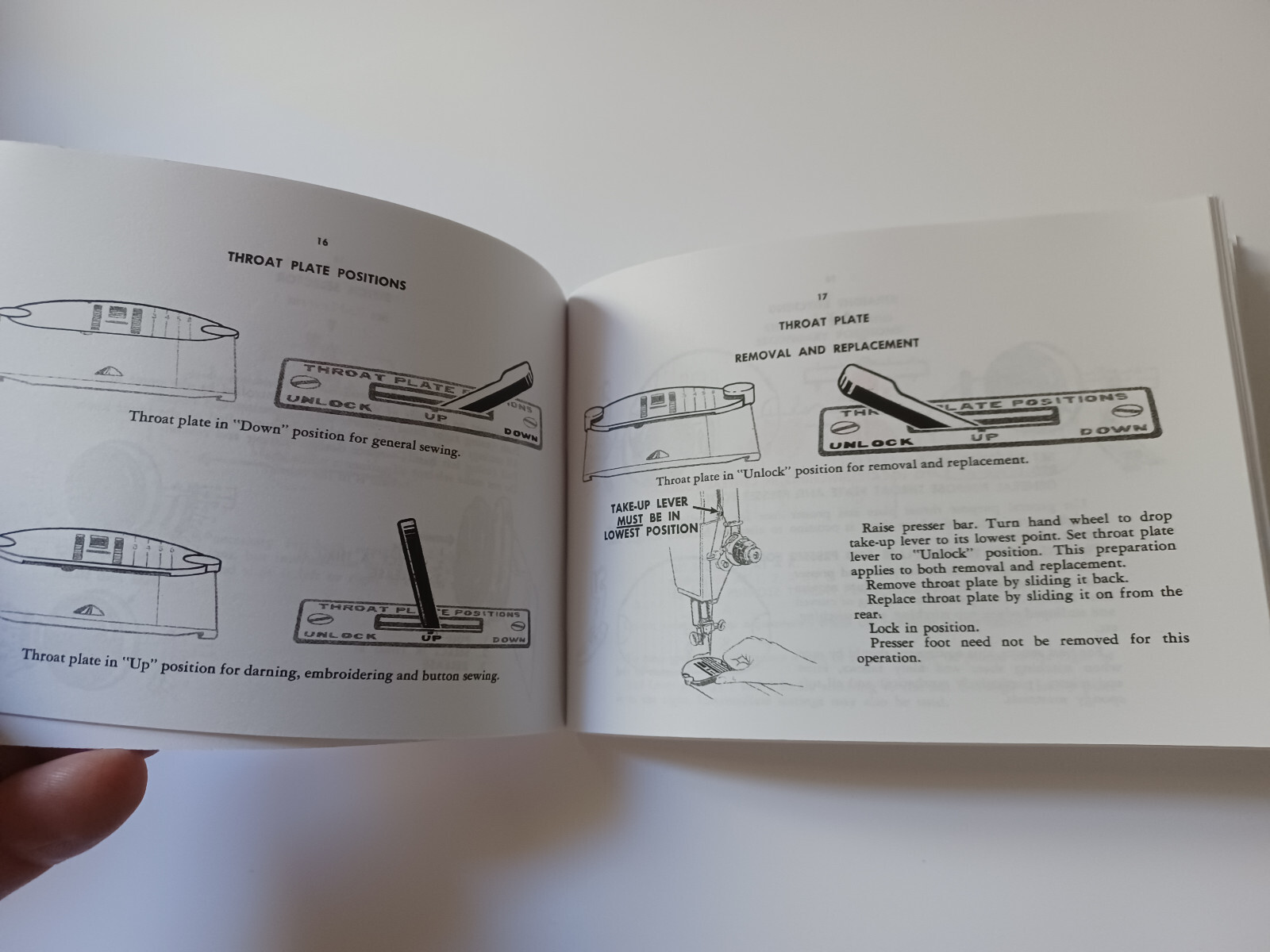 Singer 401 Slant-0-Matic Sewing Machine Manual (401A) 4.25" x 6" Reproduction
