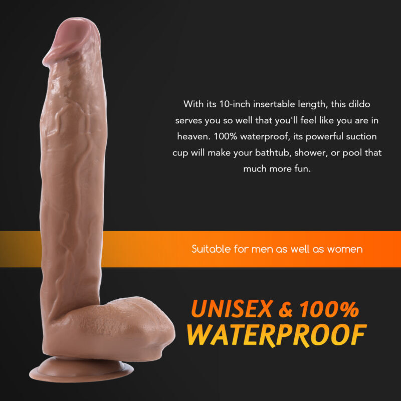 12 Inch Huge Big Dildo Suction Cup Realistic Penis Dong G-spot Sex Toy for women