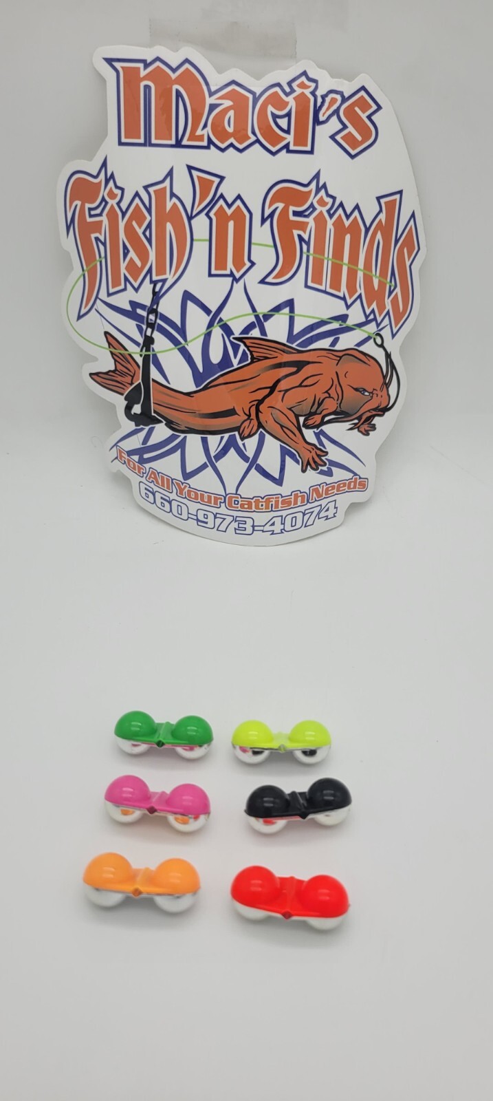 Inline Catfish Rattles Cod Halibut Flatties Bead Rattles Fish Attractant 25 -100