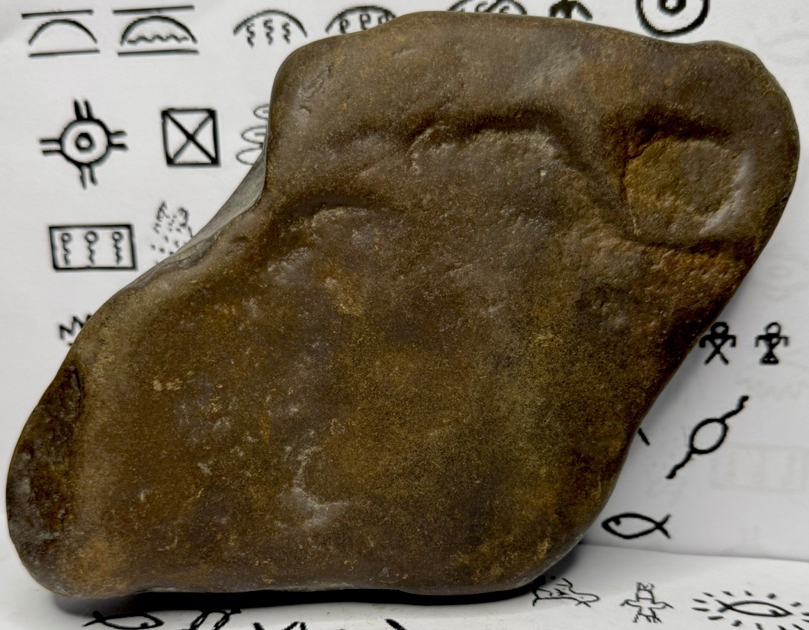 Native American Indian Authentic Artifact Stone Carved Effigy, 3 lb 14 oz • VA