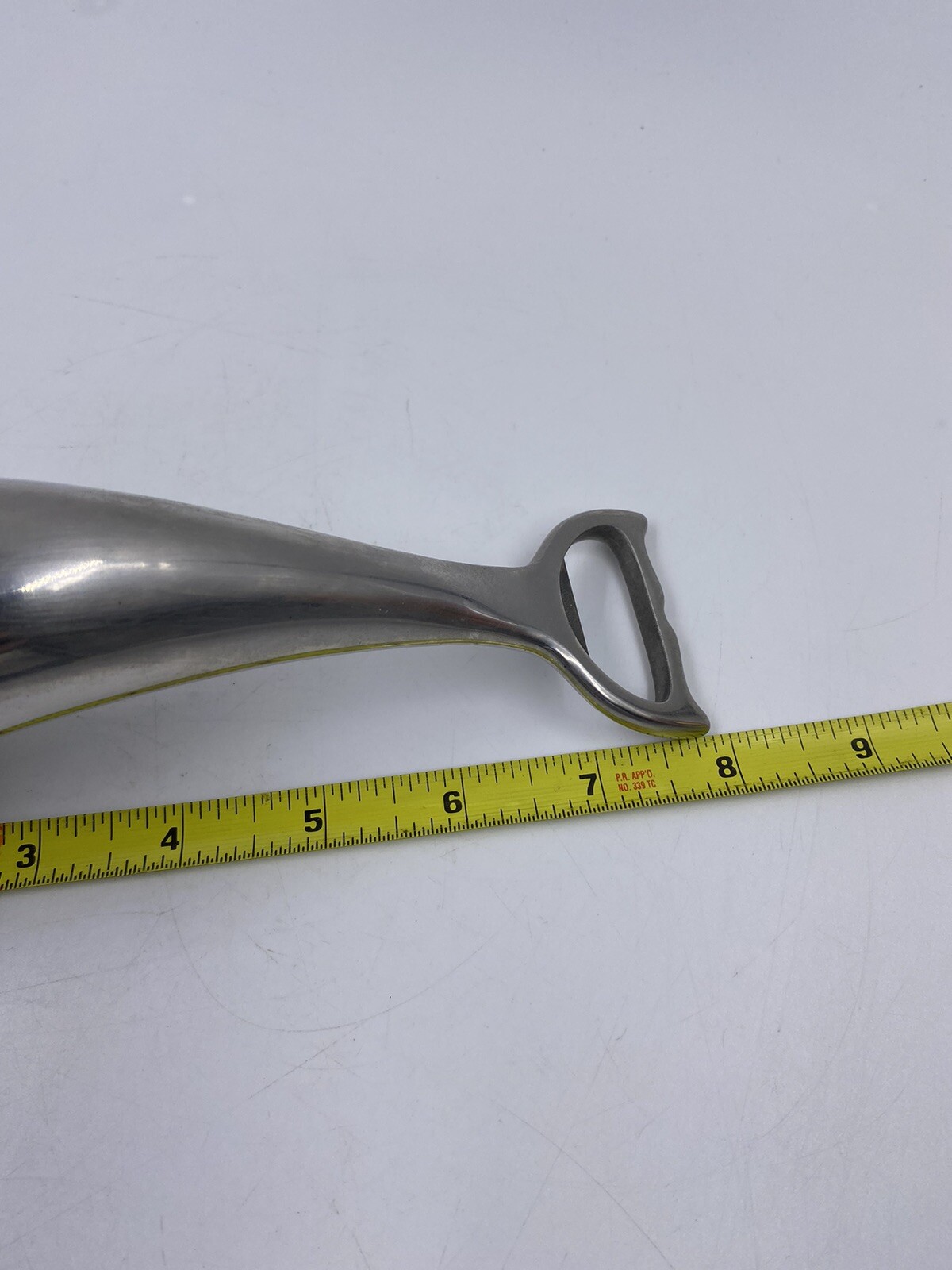 Vintage Silver Metal Dolphin Bottle Opener Rare Ocean Nautical