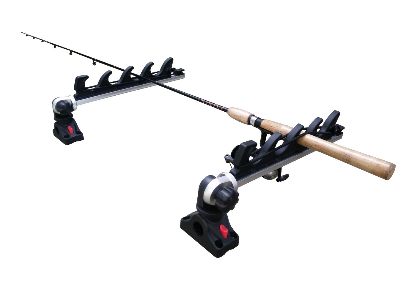 Brocraft Crappie Rod Holder/Crappie Rod Transport Rack/Boat Rod Storage System