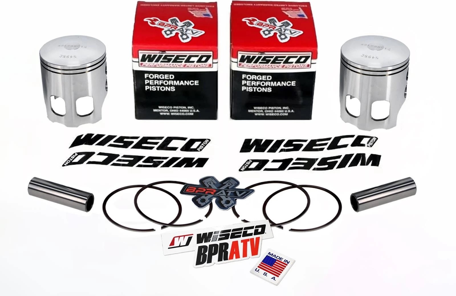 Banshee ARES 68mm Athena-Style Cylinder 421cc Stroker Crank Pistons Pro Head Cub