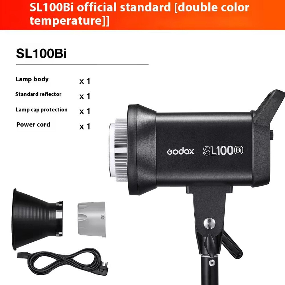 GODOX SL100Bi 100W Bi-Color LED Video Light Bowens Mount LED Continuous Lighting