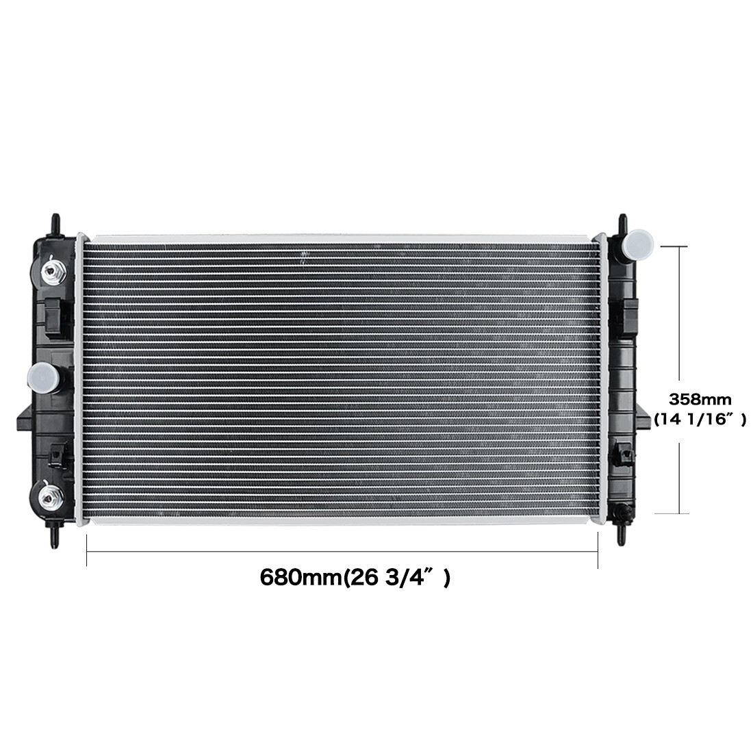 2608 Radiator for 2005 2006 2007 2008 2009 2010 Chevrolet Cobalt 2.2L 2.4L L4