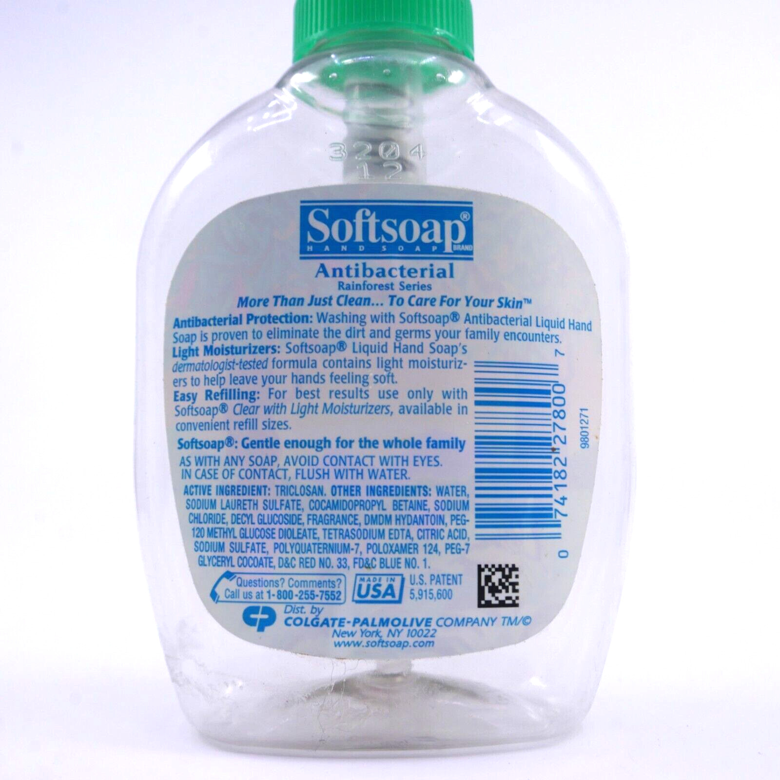 Vintage SoftSoap Hand Soap Dispenser W/ Red Parrot - Empty