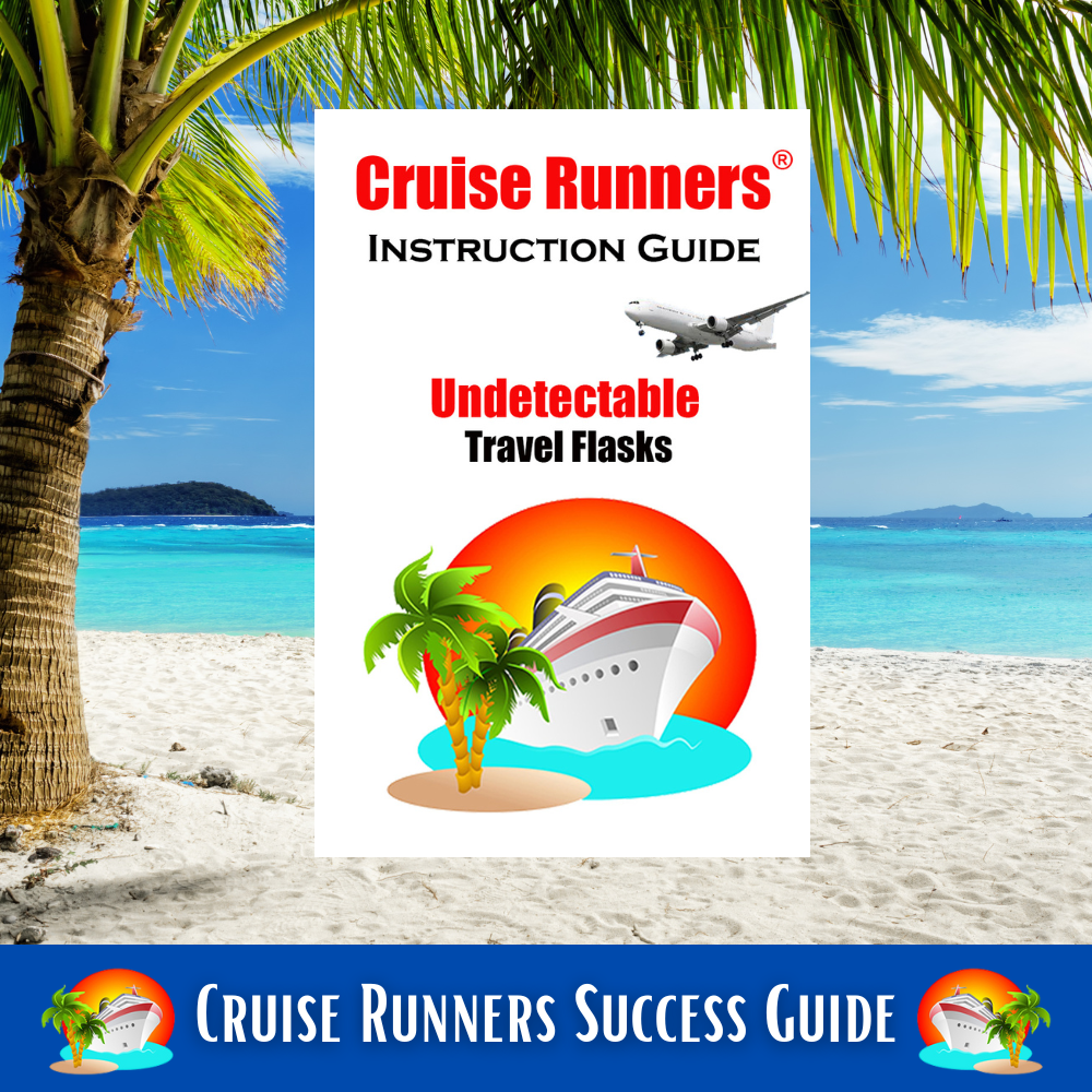 Cruise Flask Kit Rum Runners For Cruise Sneak Alcohol Liquor Bag Smuggle Booze