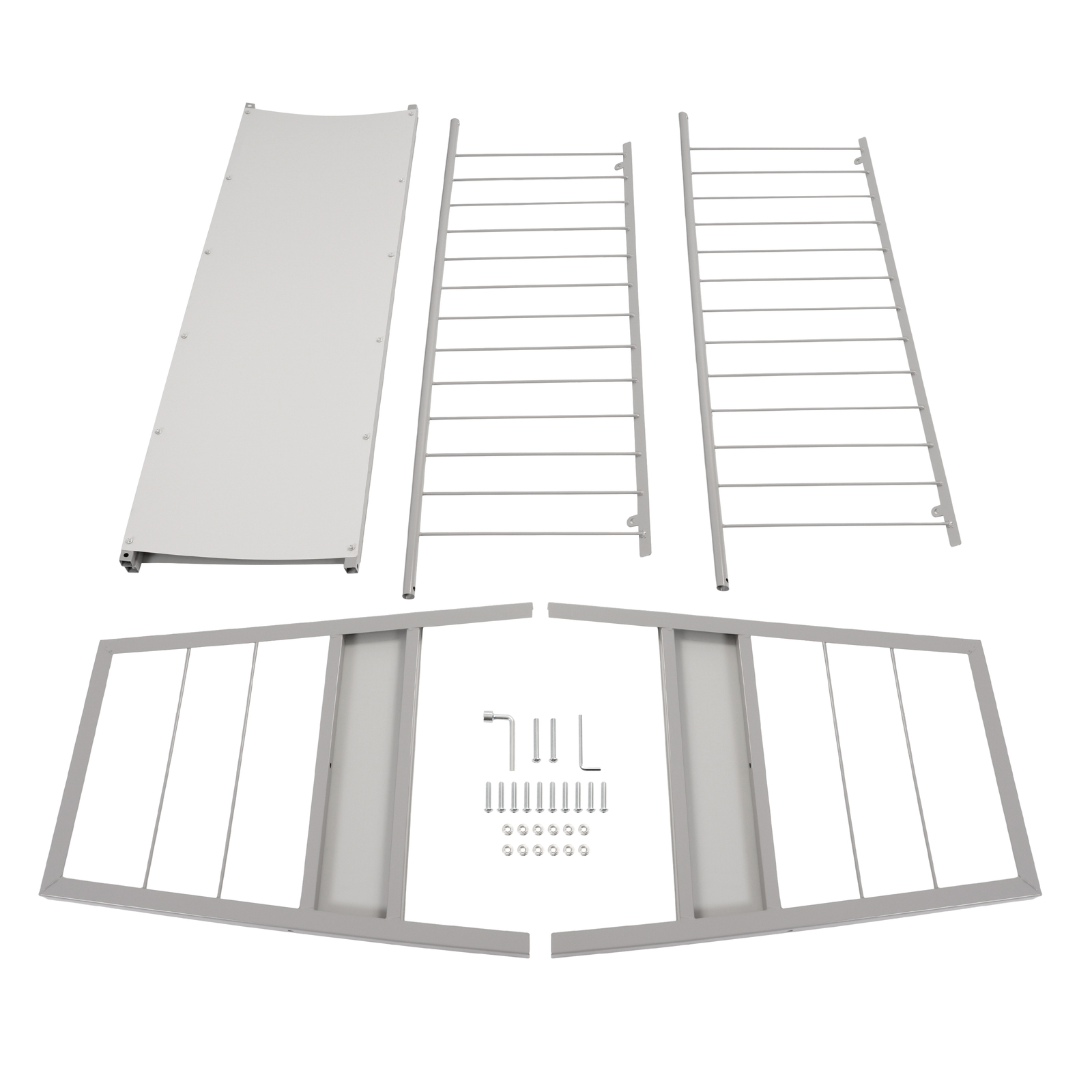 77 Gallon Pasture Hay Grain Feeder For Goats Outdoor Livestock Feeder 2 IN 1