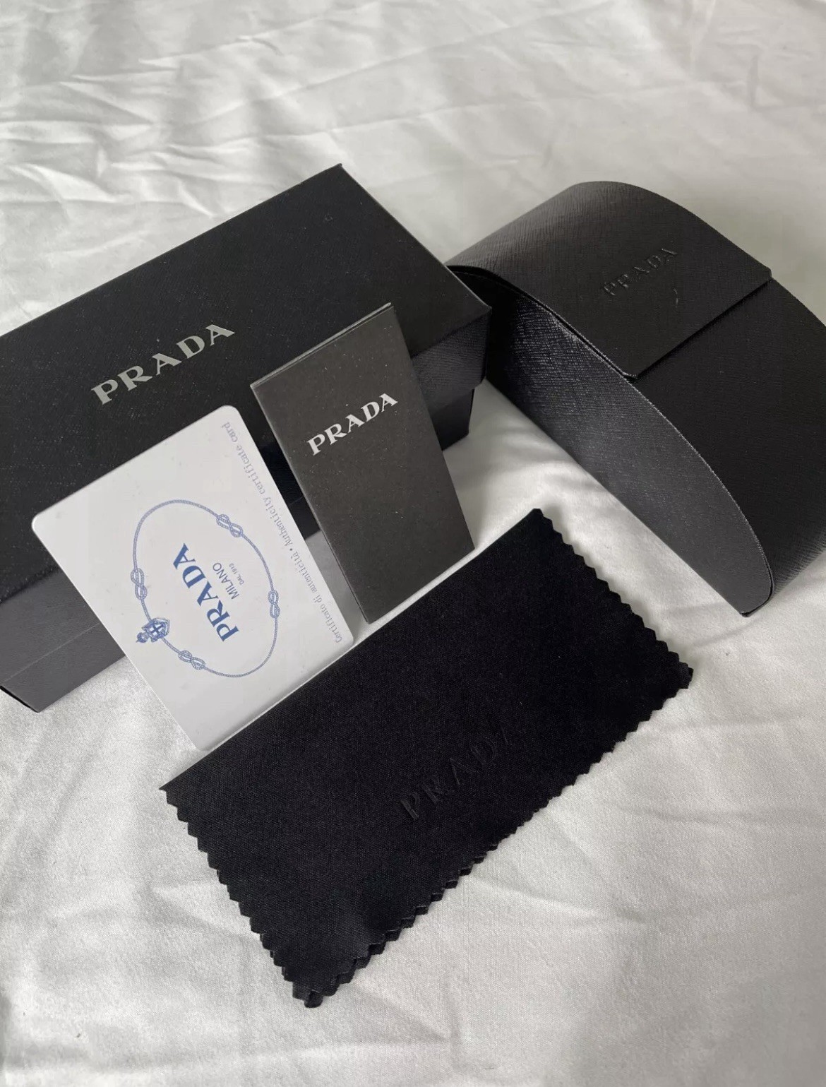 Prada PR17WS 1AB5S049 Women's Sunglasses 49 mm Black / Dark Grey Lens