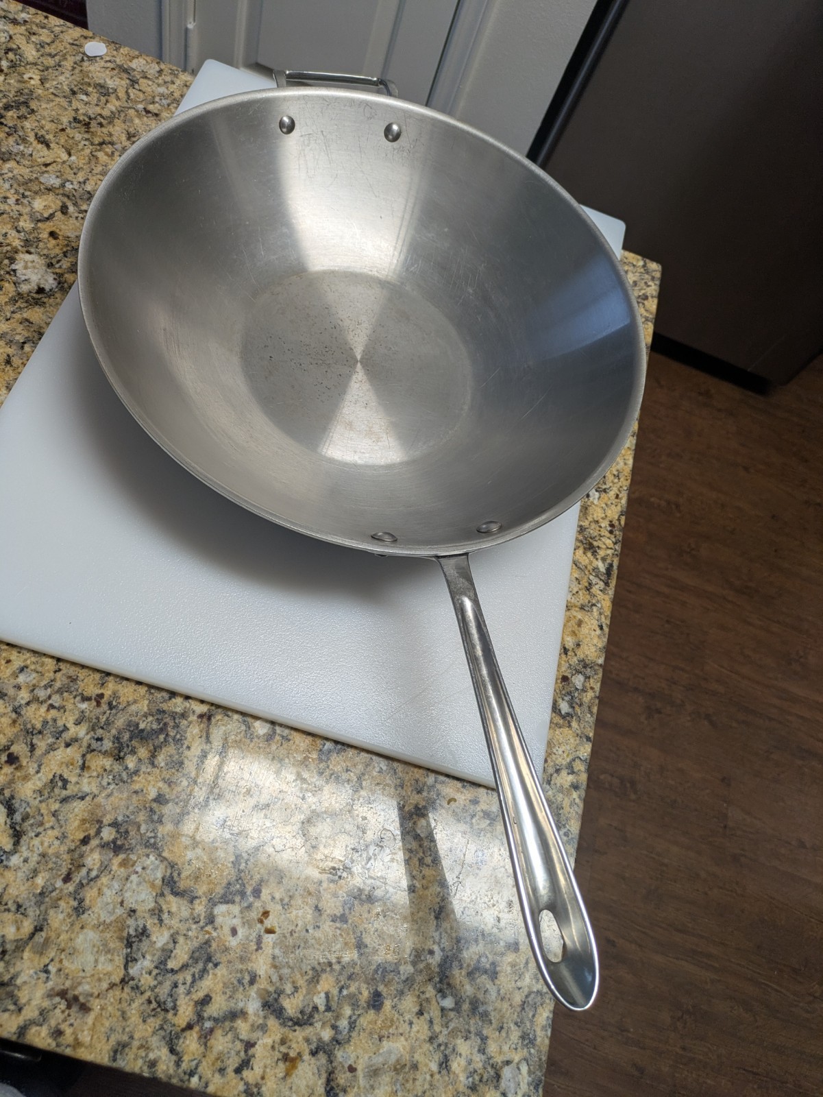 All-Clad 14" Stainless Steel Large Stir Fry Pan Wok