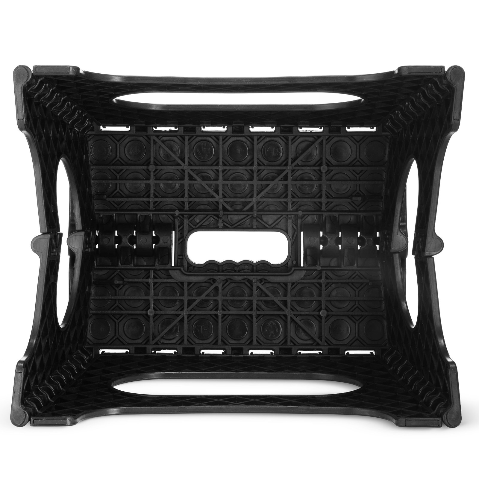 Folding Step Stool - 11" Hight - The Lightweight is Sturdy Black